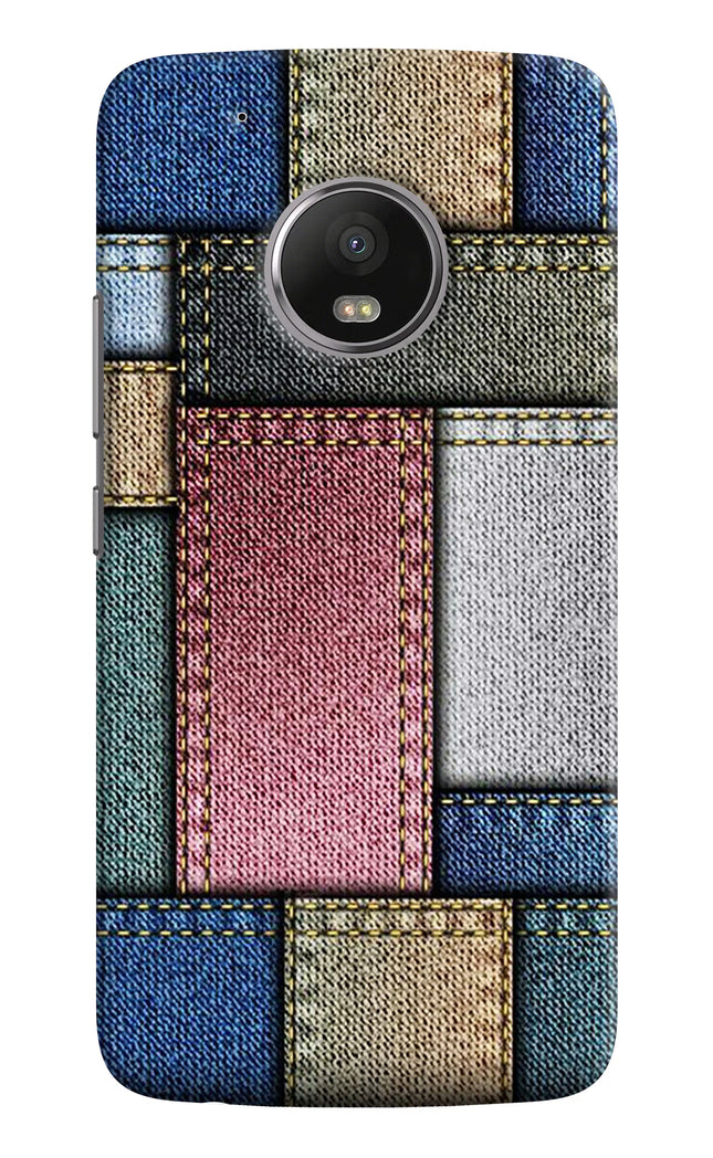 Moto G5 plus Multicolor Jeans  Cover by Casekaro