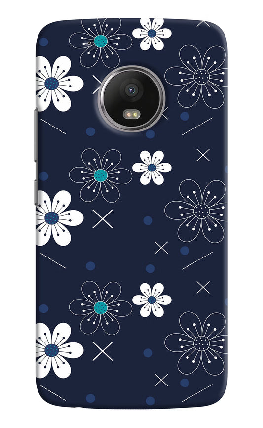Flowers Moto G5 plus Hard Case Back Cover by Casekaro