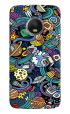 Space Abstract Moto G5 plus Hard Case Back Cover by Casekaro