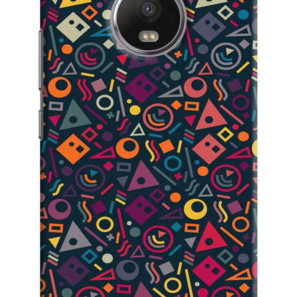 Geometric Abstract Moto G5 plus Hard Case Back Cover by Casekaro