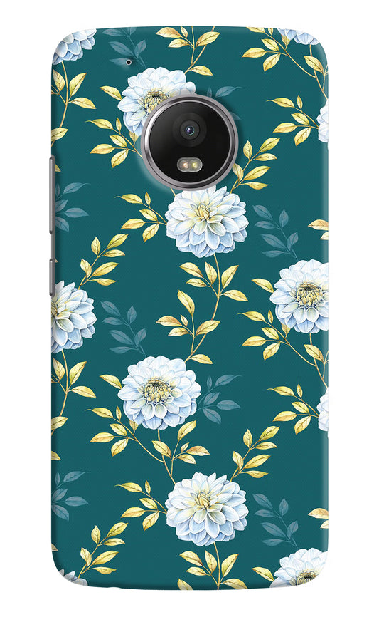 Flowers Moto G5 plus Hard Case Back Cover by Casekaro