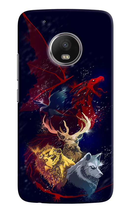 Game Of Thrones Moto G5 plus Hard Case Back Cover by Casekaro