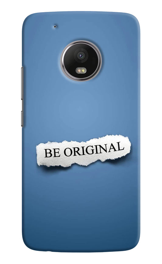 Be Original Moto G5 plus Hard Case Back Cover by Casekaro