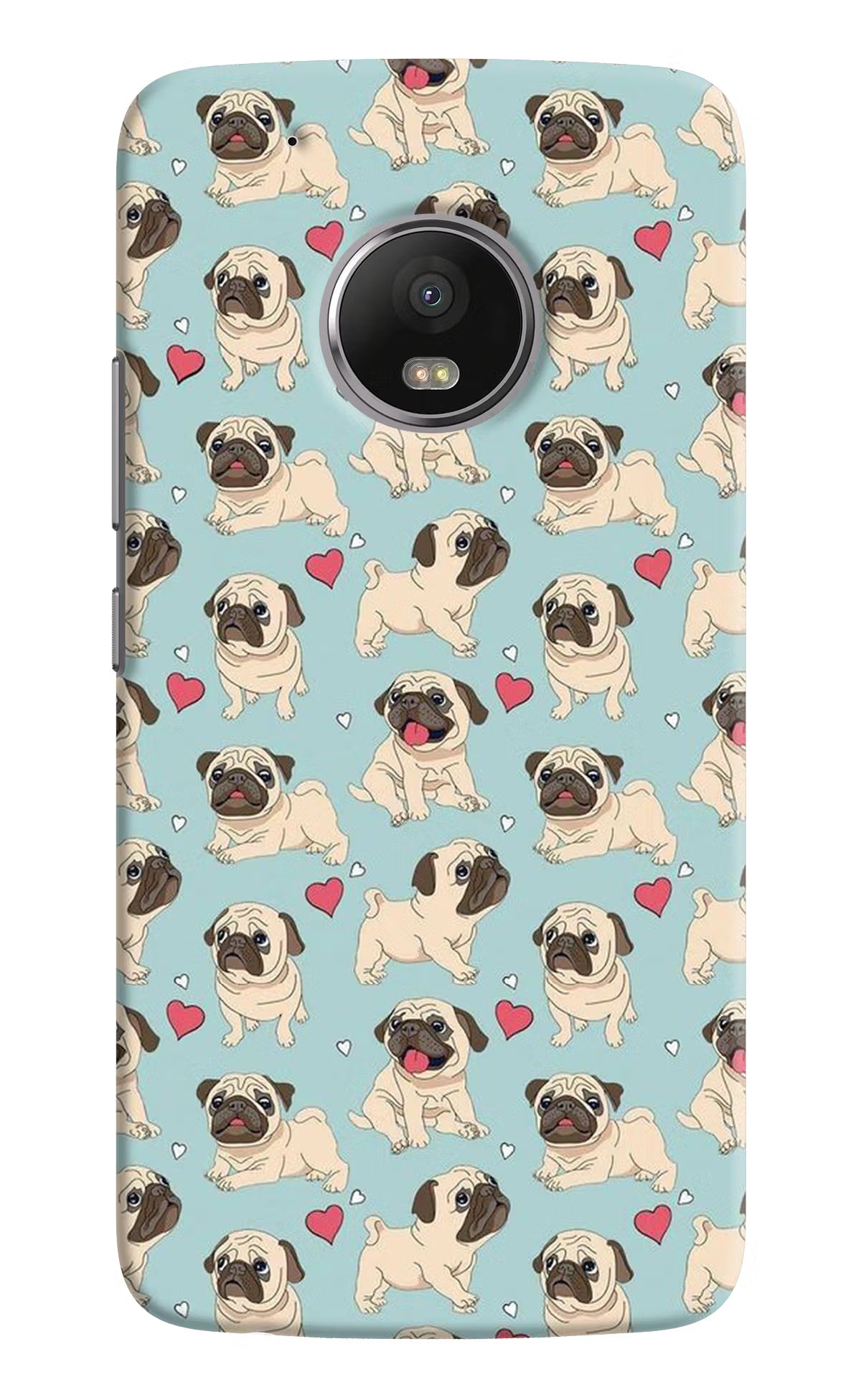 Pug Dog Moto G5 plus Hard Case Back Cover by Casekaro