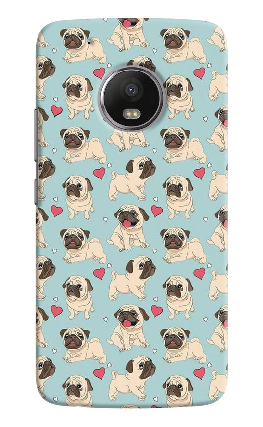Pug Dog Moto G5 plus Hard Case Back Cover by Casekaro