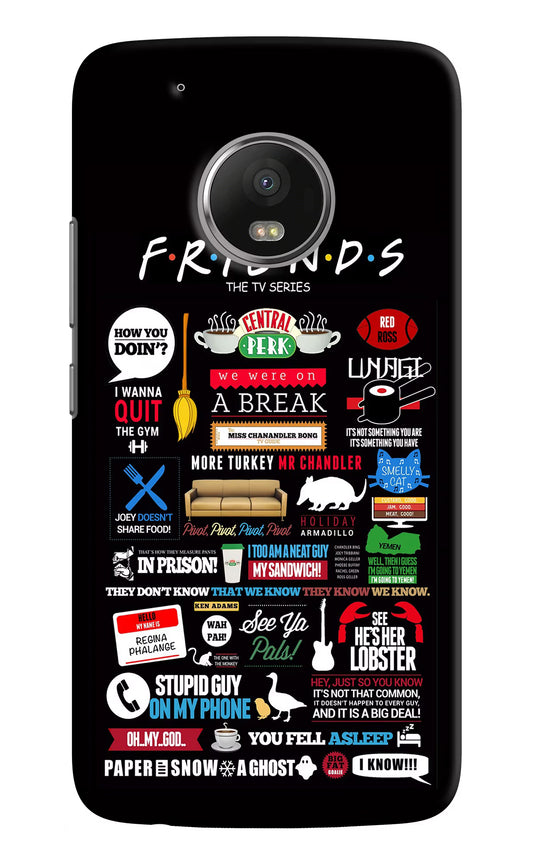 FRIENDS Moto G5 plus Hard Case Back Cover by Casekaro