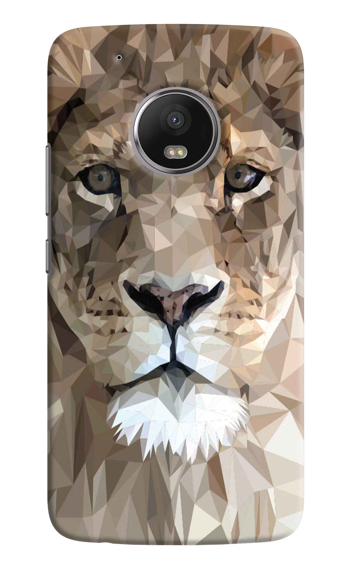 Lion Art Moto G5 plus Hard Case Back Cover by Casekaro