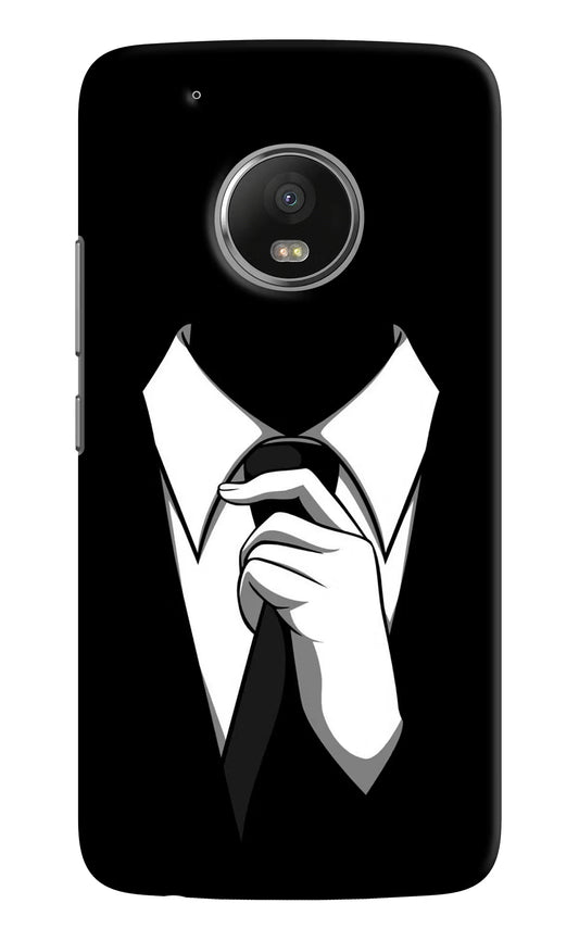 Black Tie Moto G5 plus Hard Case Back Cover by Casekaro