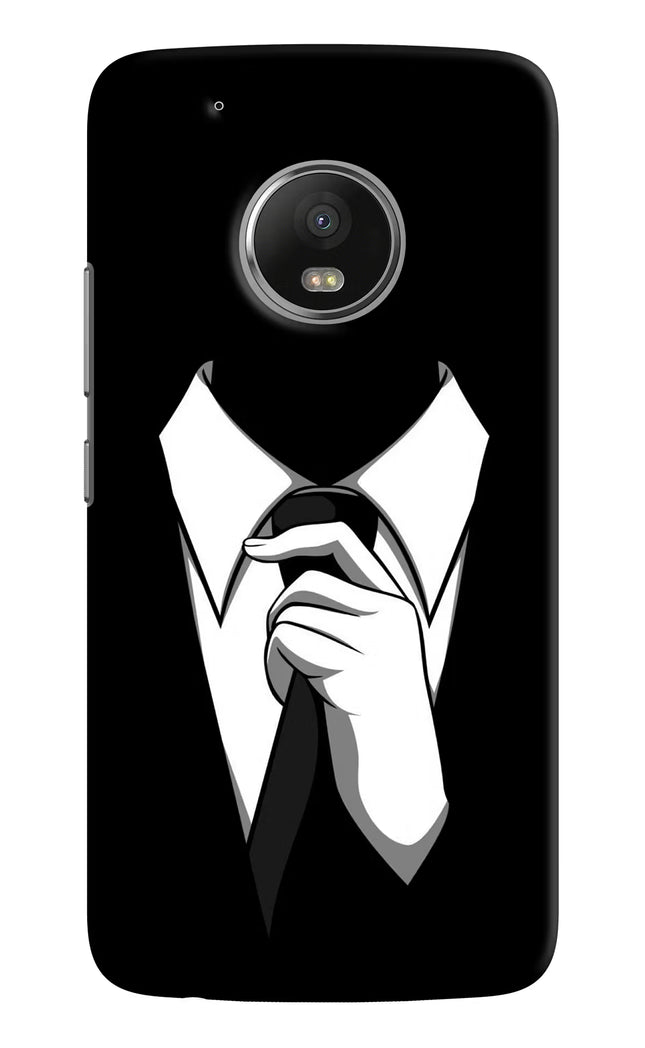 Black Tie Moto G5 plus Hard Case Back Cover by Casekaro