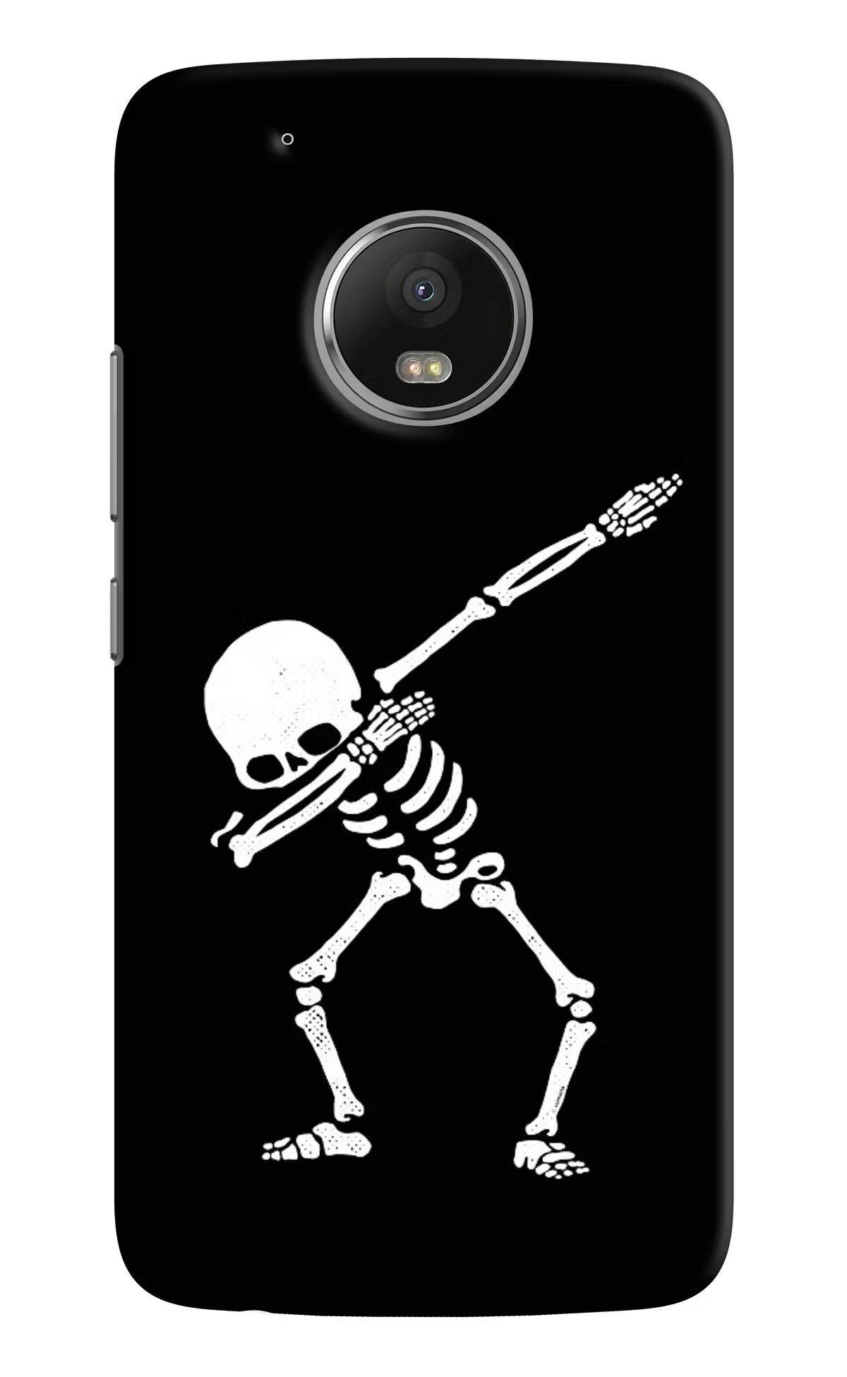 Dabbing Skeleton Art Moto G5 plus Hard Case Back Cover by Casekaro