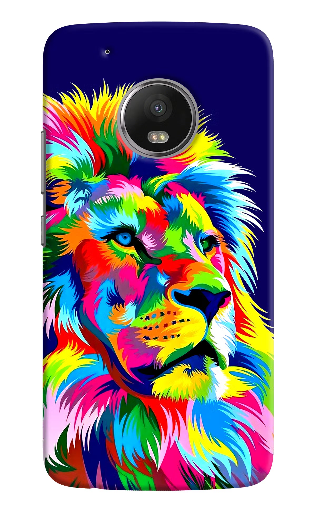 Vector Art Lion Moto G5 plus Hard Case Back Cover by Casekaro