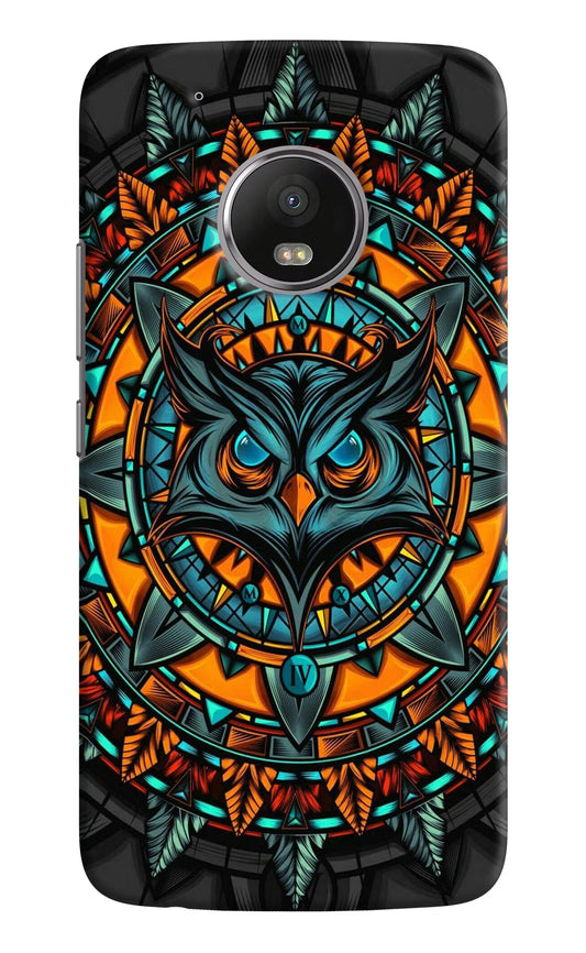 Angry Owl Art Moto G5 plus Hard Case Back Cover by Casekaro