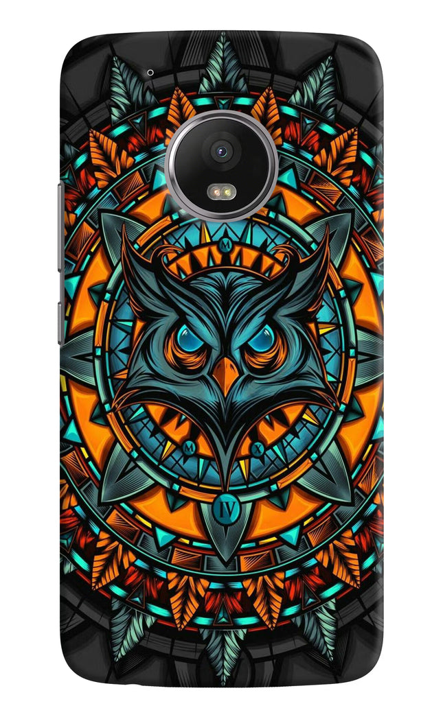 Angry Owl Art Moto G5 plus Hard Case Back Cover by Casekaro