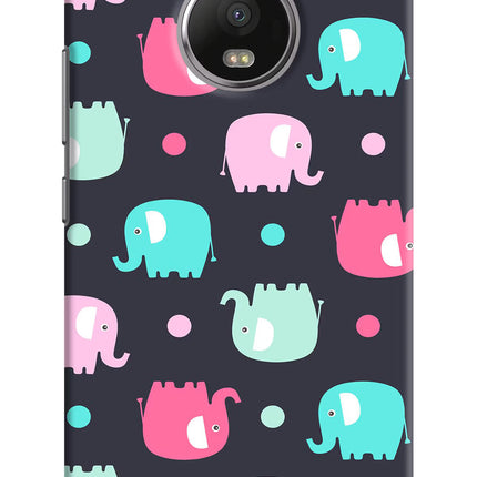 Elephants Moto G5 plus Hard Case Back Cover by Casekaro