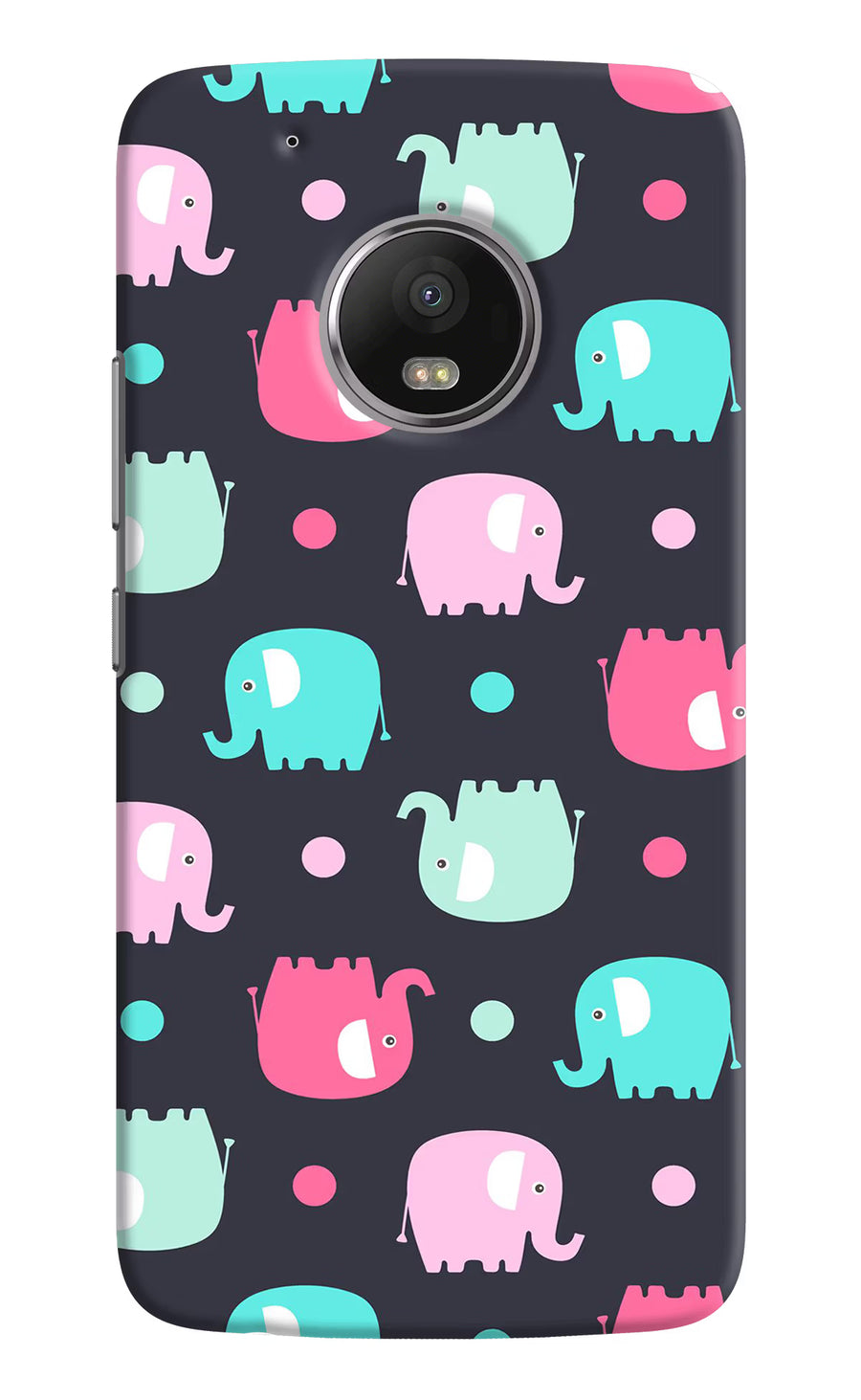 Elephants Moto G5 plus Back Cover, Hard case