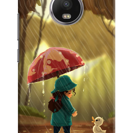 Rainy Day Moto G5 plus Hard Case Back Cover by Casekaro