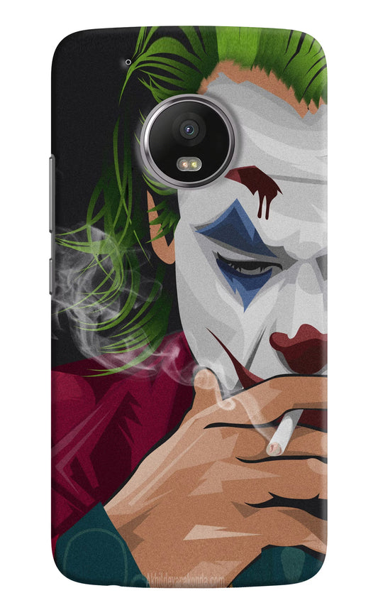 Joker Smoking Moto G5 plus Hard Case Back Cover by Casekaro