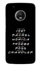FRIENDS Character Moto G5 plus Hard Case Back Cover by Casekaro