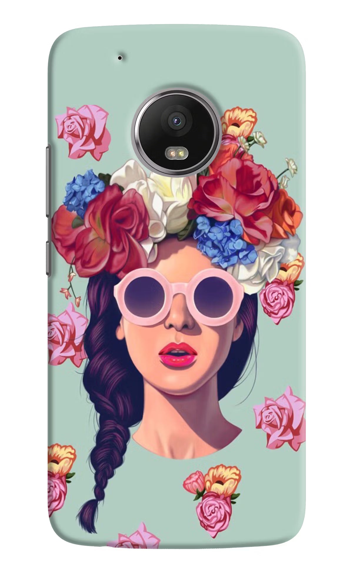 Pretty Girl Moto G5 plus Hard Case Back Cover by Casekaro
