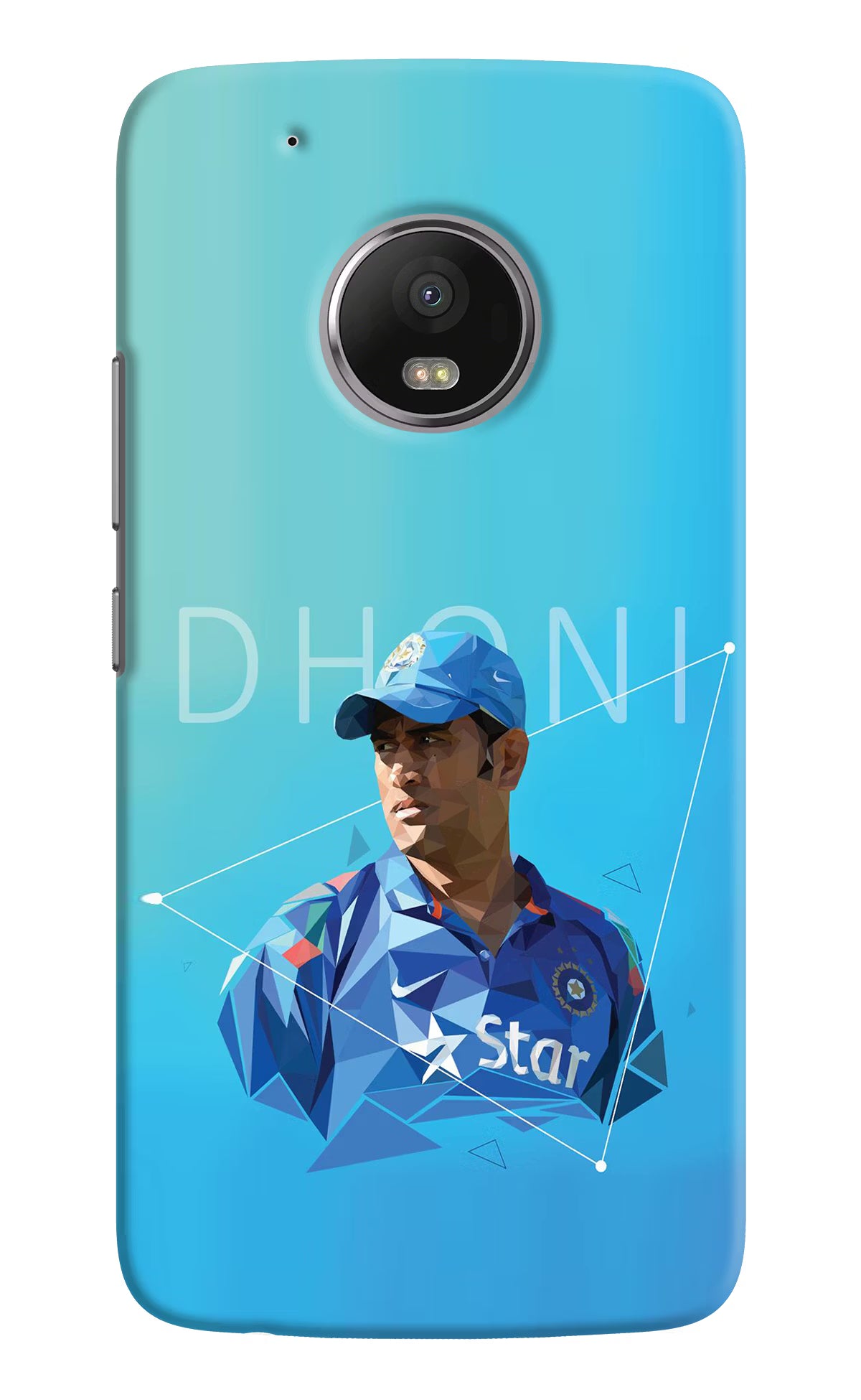 Dhoni Artwork Moto G5 plus Hard Case Back Cover by Casekaro