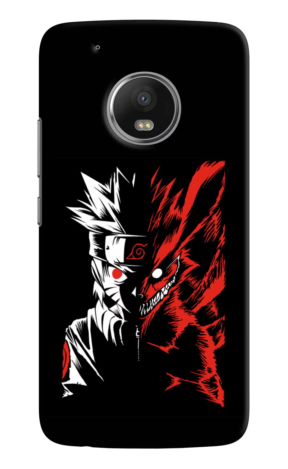 Naruto Two Face Moto G5 plus Hard Case Back Cover by Casekaro