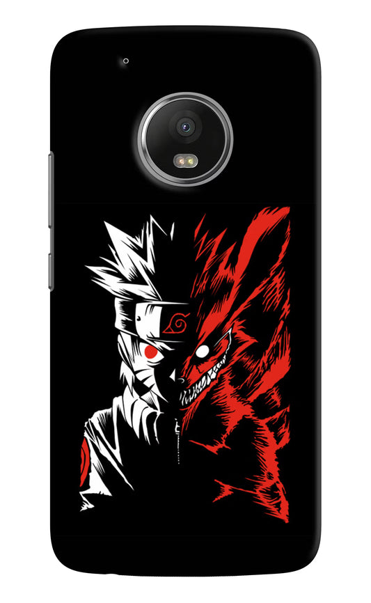 Naruto Two Face Moto G5 plus Hard Case Back Cover by Casekaro