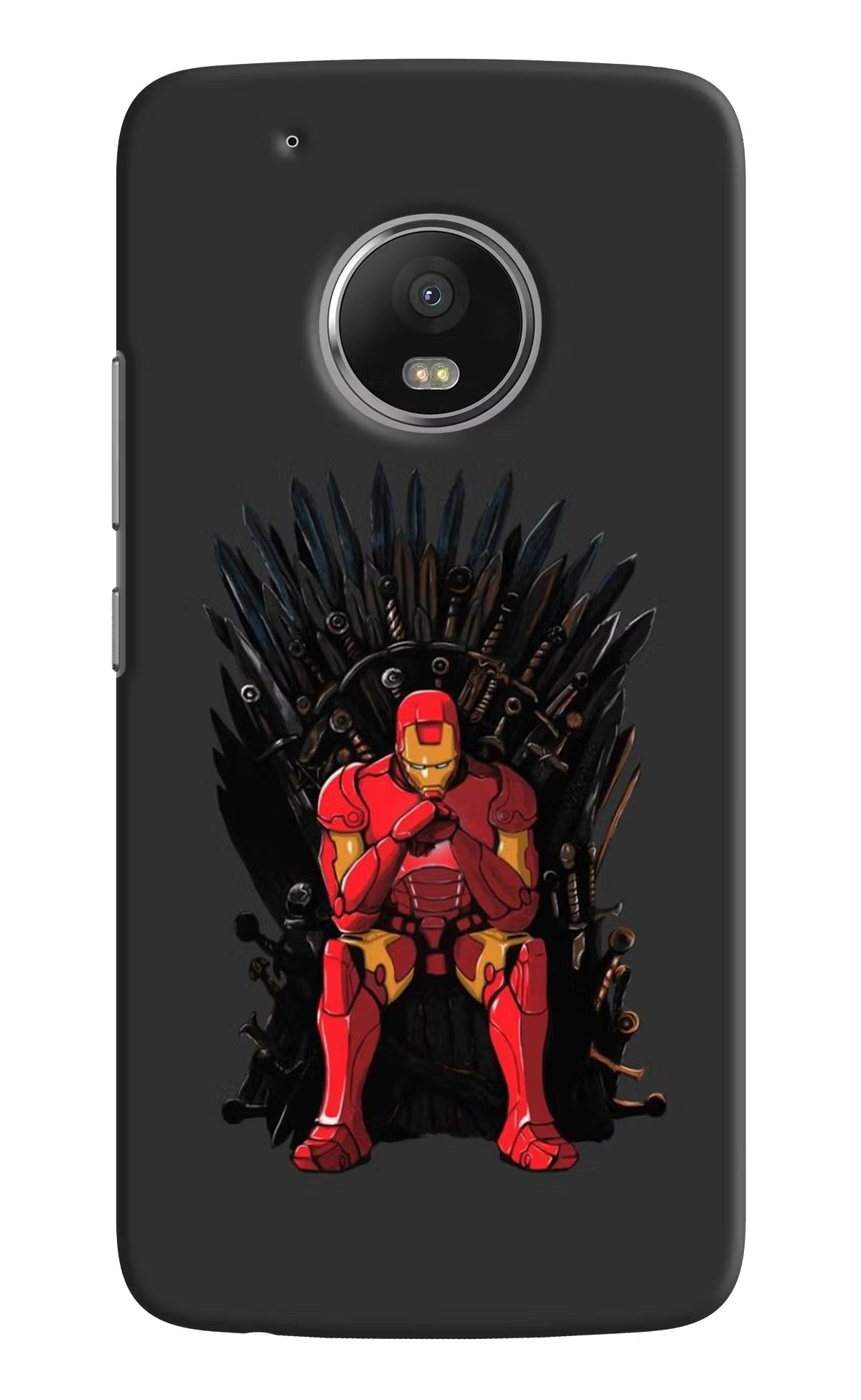 Ironman Throne Moto G5 plus Hard Case Back Cover by Casekaro