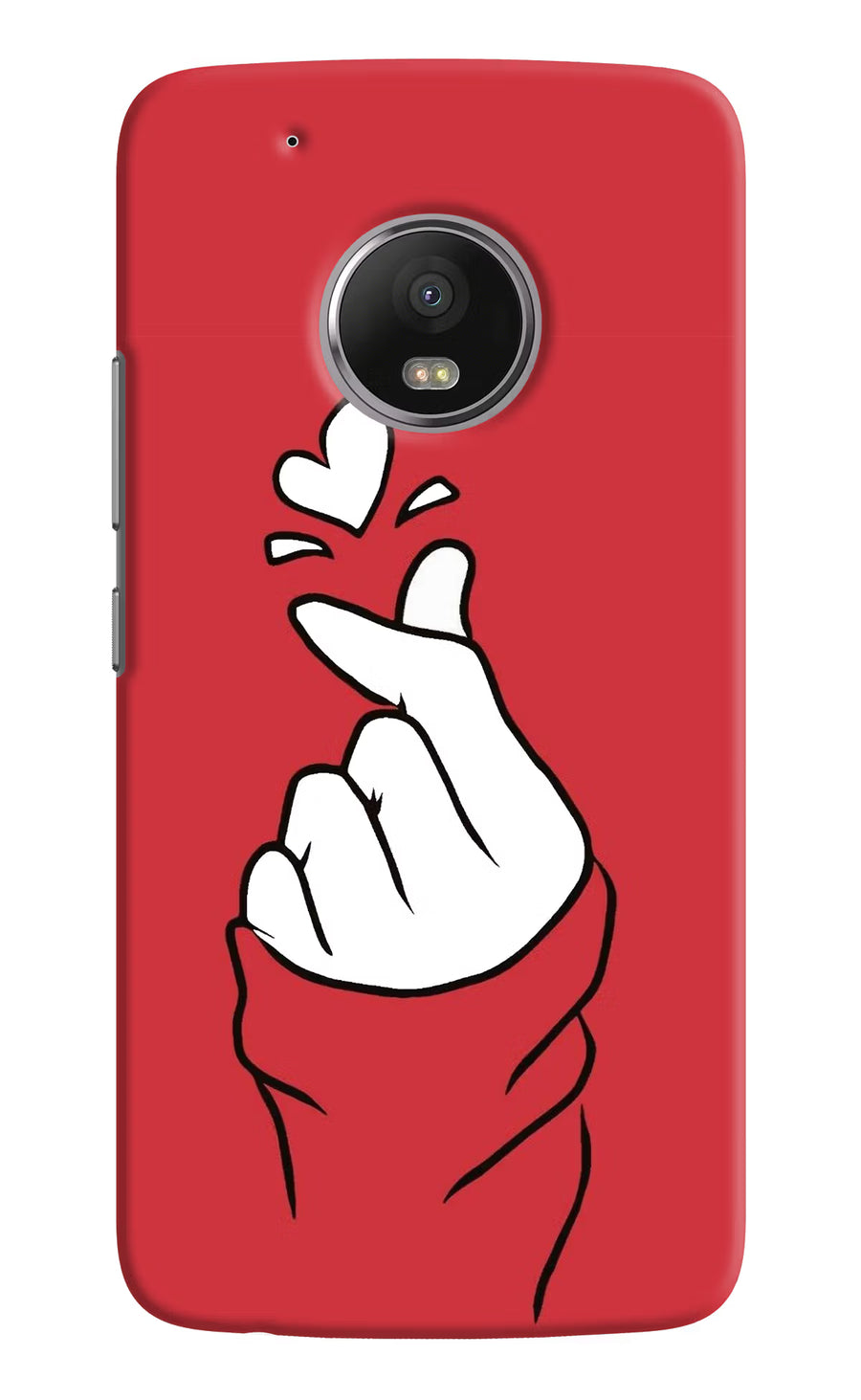 Korean Love Sign Moto G5 plus Back Cover, Hard case
