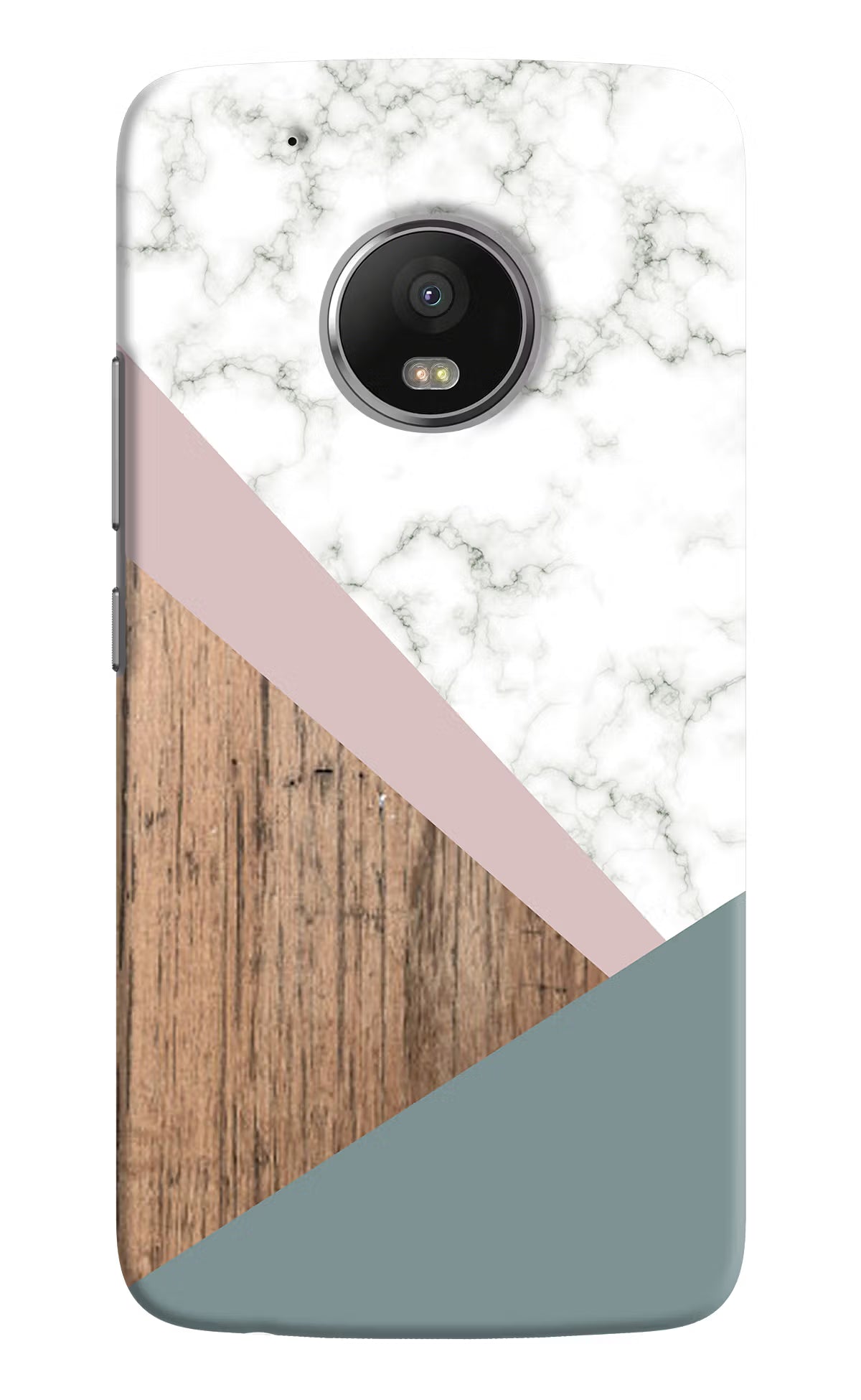 Marble wood Abstract Moto G5 plus Hard Case Back Cover by Casekaro