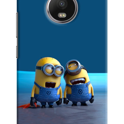 Minion Laughing Moto G5 plus Hard Case Back Cover by Casekaro