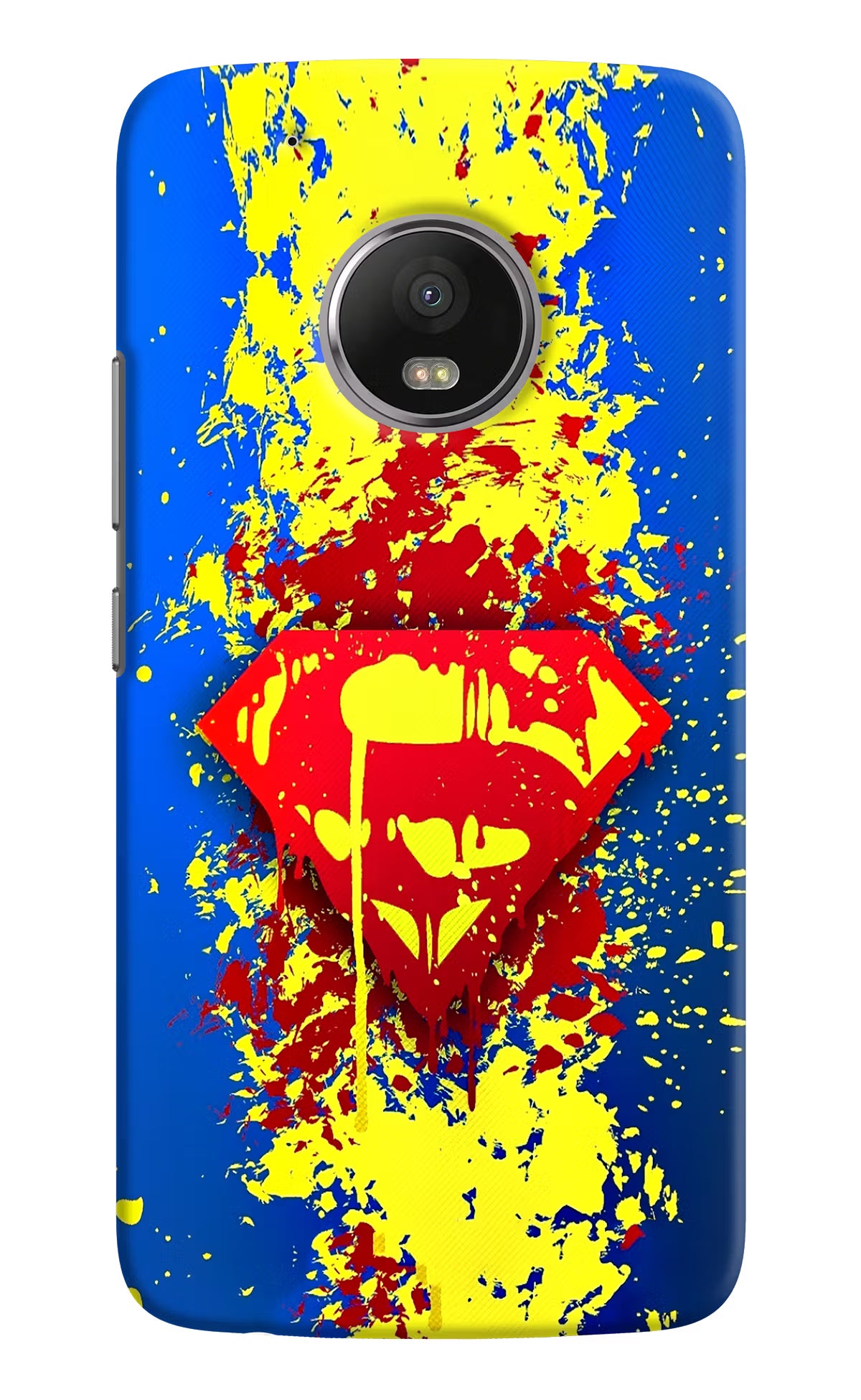 Superman logo Moto G5 plus Hard Case Back Cover by Casekaro
