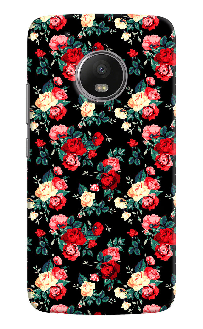Rose Pattern Moto G5 plus Hard Case Back Cover by Casekaro