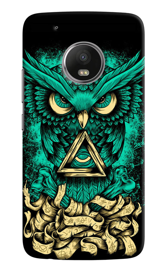 Green Owl Moto G5 plus Hard Case Back Cover by Casekaro