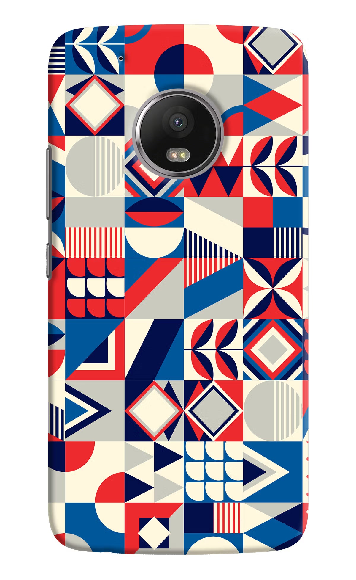 Colorful Pattern Moto G5 plus Hard Case Back Cover by Casekaro