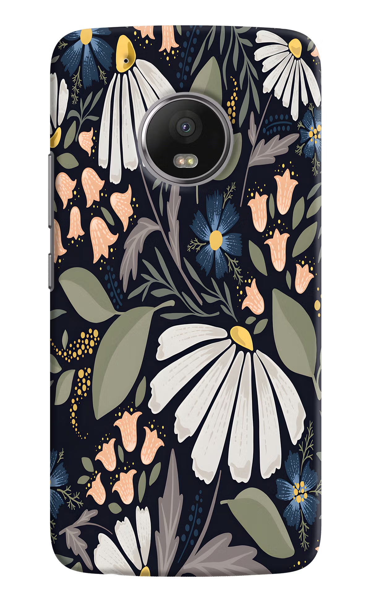 Flowers Art Moto G5 plus Hard Case Back Cover by Casekaro
