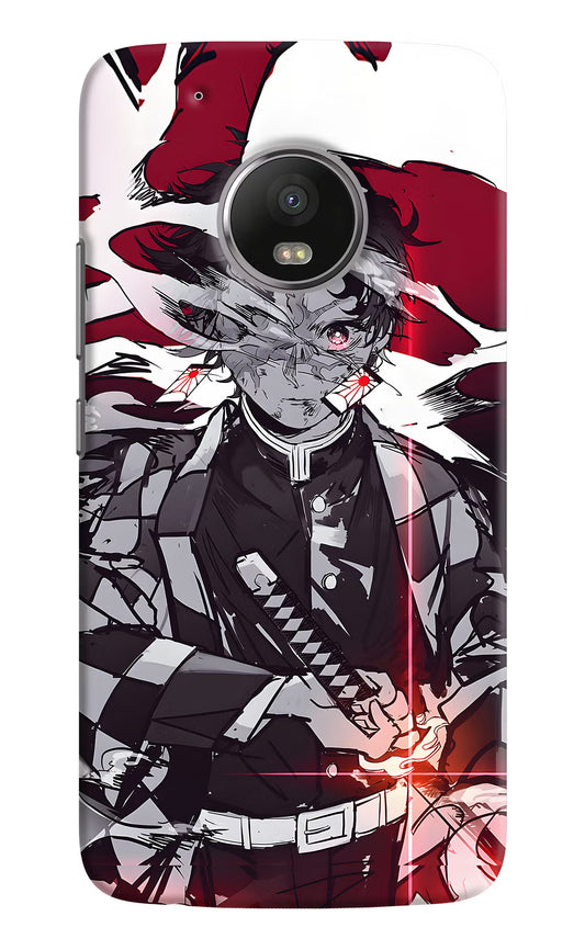 Demon Slayer Moto G5 plus Hard Case Back Cover by Casekaro