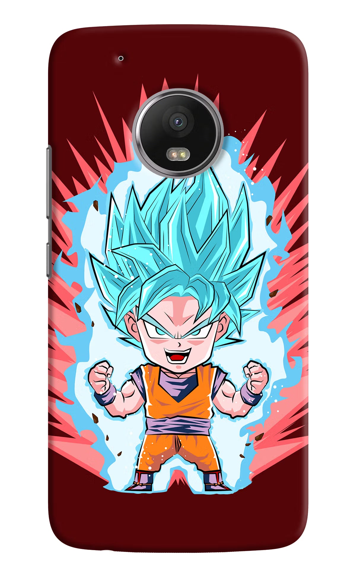 Goku Little Moto G5 plus Hard Case Back Cover by Casekaro