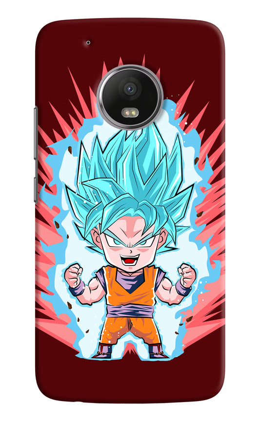 Goku Little Moto G5 plus Hard Case Back Cover by Casekaro