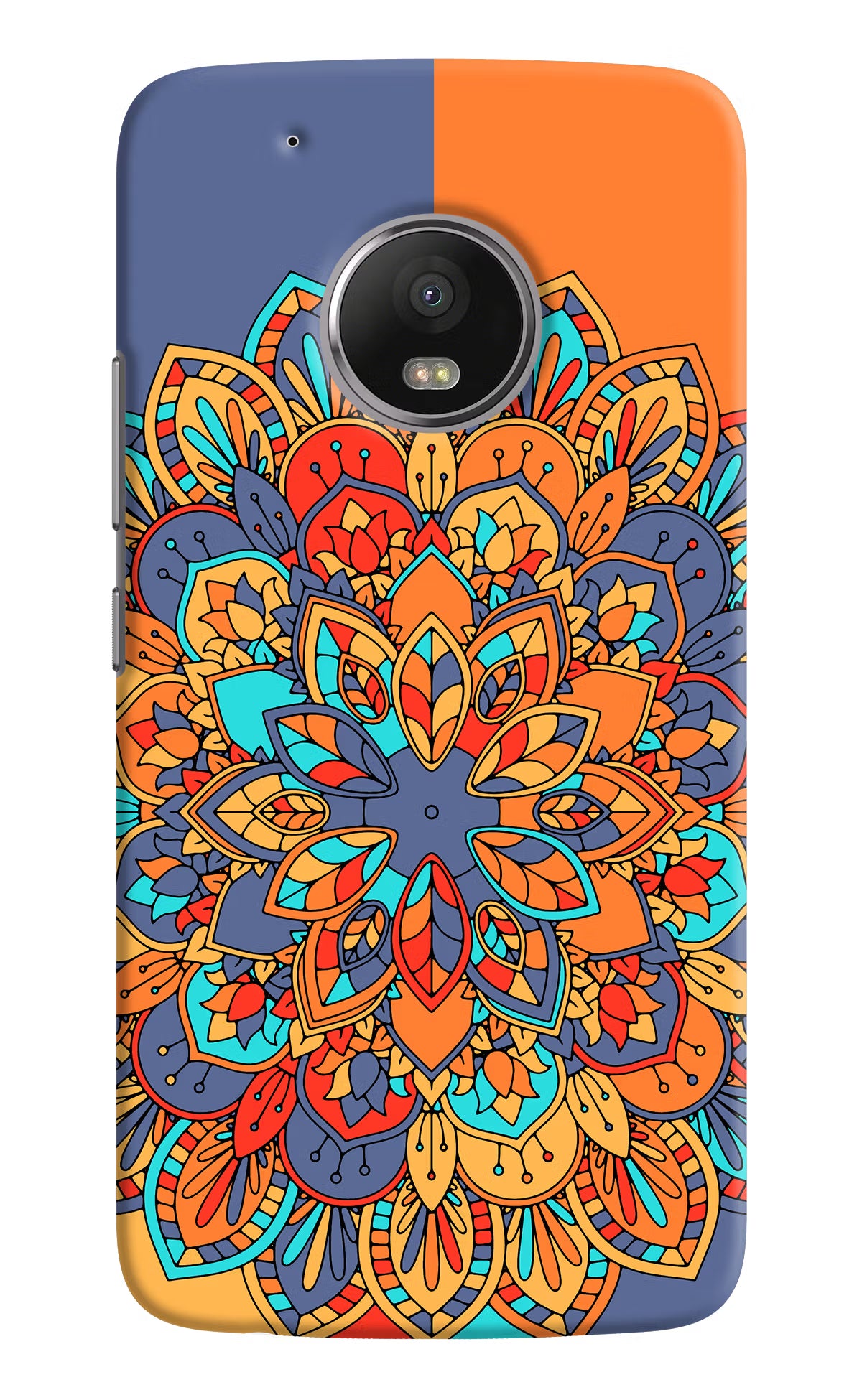 Color Mandala Moto G5 plus Hard Case Back Cover by Casekaro