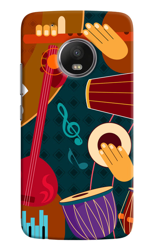 Music Instrument Moto G5 plus Hard Case Back Cover by Casekaro