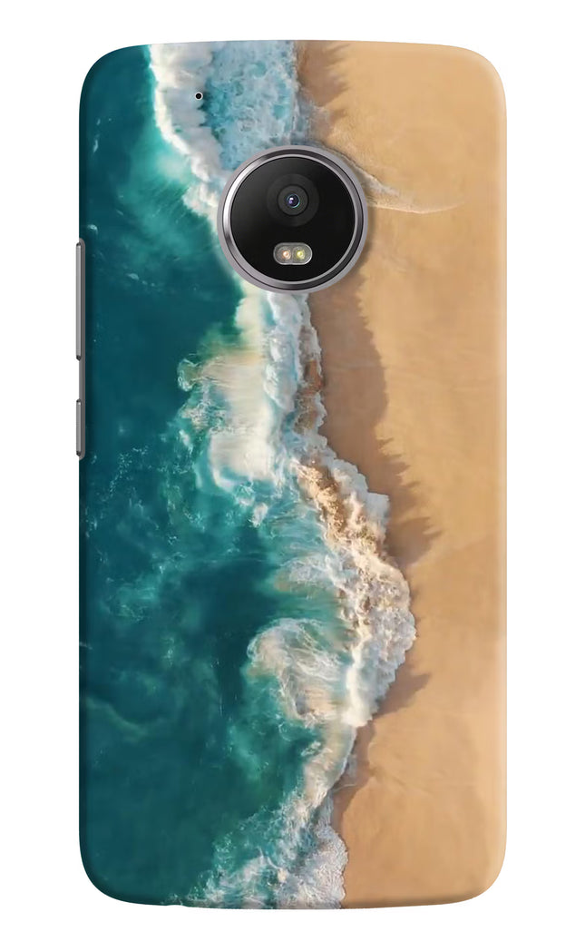 Ocean Beach Moto G5 plus Hard Case Back Cover by Casekaro