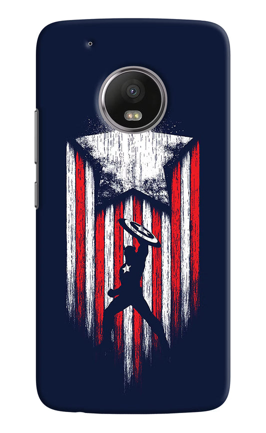 Captain America Marvel Art Moto G5 plus Hard Case Back Cover by Casekaro