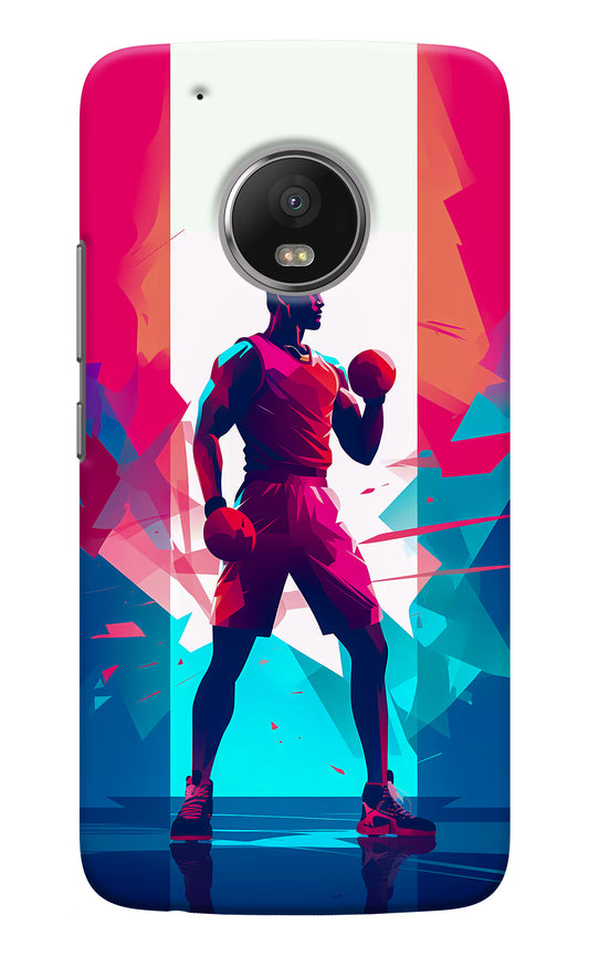 Champion Fighter (AI Generated) Moto G5 plus Back Cover