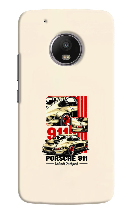 Classic Porsche 911 Moto G5 plus Hard Case Back Cover by Casekaro