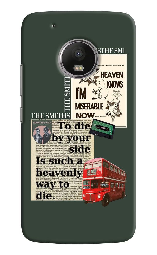 The Smiths Moto G5 plus Hard Case Back Cover by Casekaro