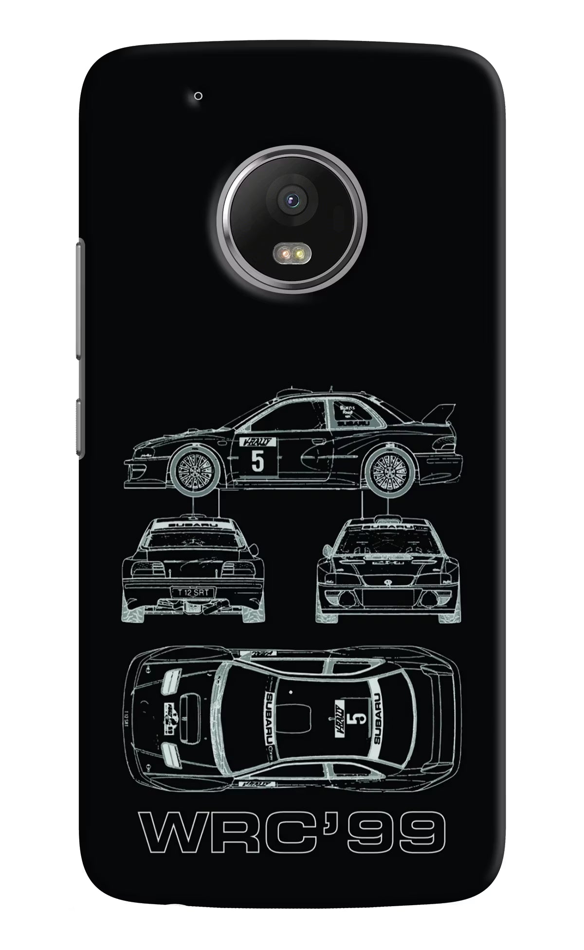 WRC'99 Moto G5 plus Hard Case Back Cover by Casekaro
