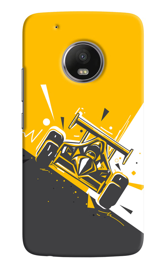 Track King Moto G5 plus Hard Case Back Cover by Casekaro
