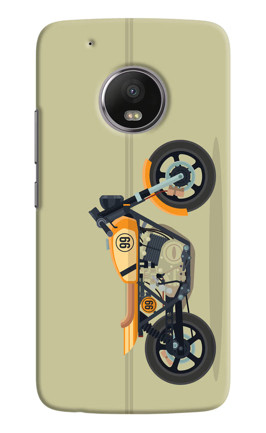 Vertical Speedster Moto G5 plus Hard Case Back Cover by Casekaro