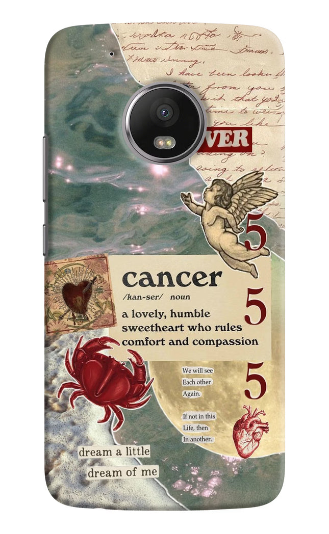 Cancer Zodiac Moto G5 plus Hard Case Back Cover by Casekaro