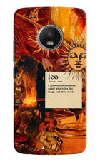 Leo Zodiac Moto G5 plus Hard Case Back Cover by Casekaro